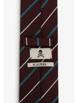 Corbata de hombre de seda a rayas - Scalpers - FashionsVida