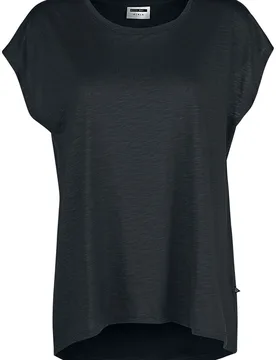 T-Shirt - NMMathilde Loose Long Top - XS bis XL - für Damen - Größe XL - schwarz - Frauen - female - Noisy may - FashionsVida