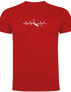 Maglietta A Maniche Corte Spearfishing Heartbeat - Kruskis - FashionsVida