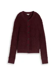 S knit bouclÃ© cardigan female