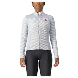 Maglia A Maniche Lunghe Sfida Fz Grey Silver / White