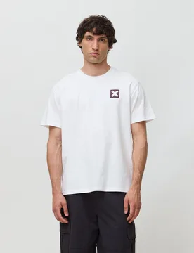 Camiseta de hombre de 100% algodón orgánico nature blanca - Blue Banana - FashionsVida