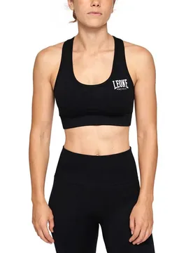 Soutien-gorge De Sport Logo Black S - Leone1947 - FashionsVida