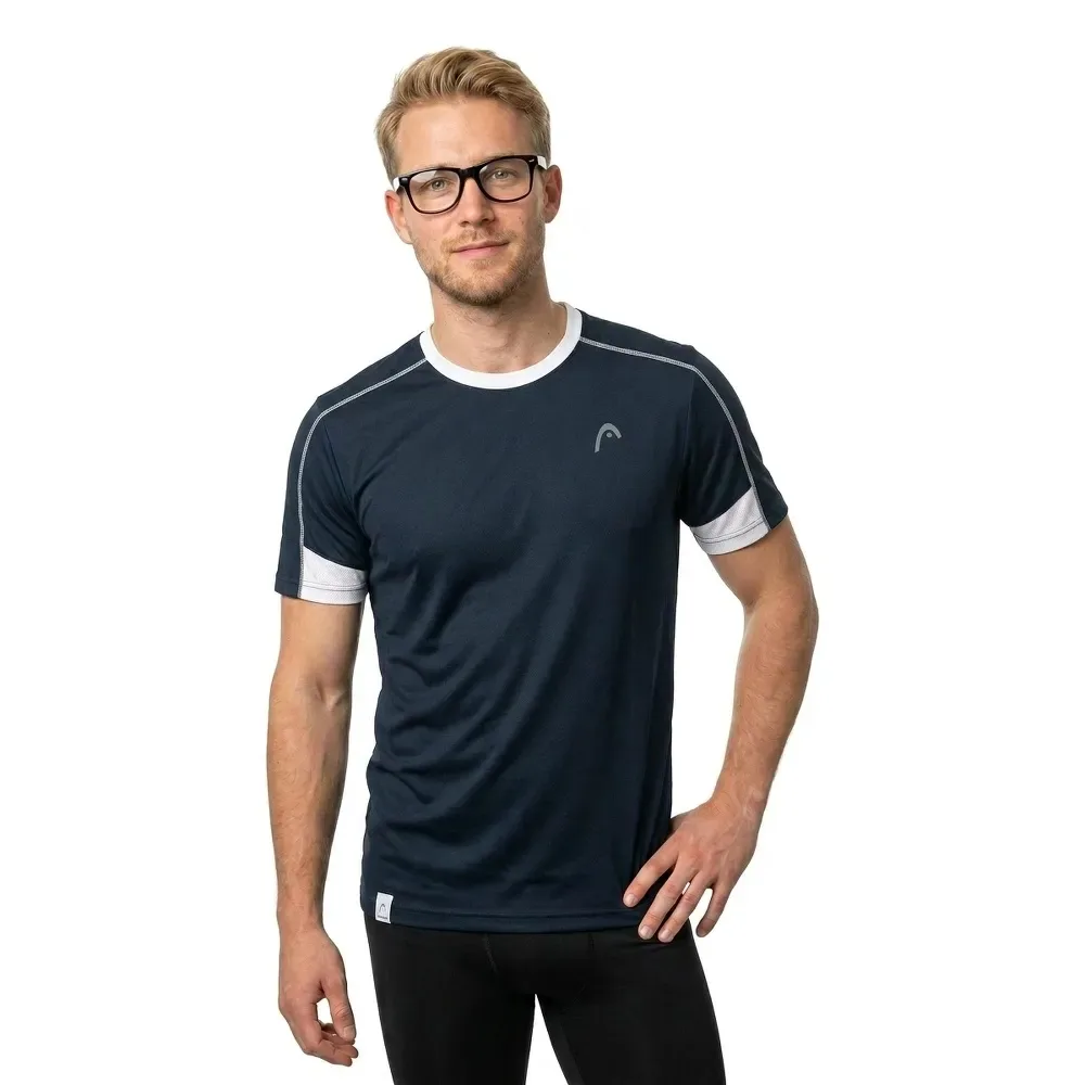Play Tech Short Sleeve T-shirt Navy S - Head Racket - FashionsVida