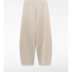 Pantalón de hombre barrel fit de punto con cinturilla elástica