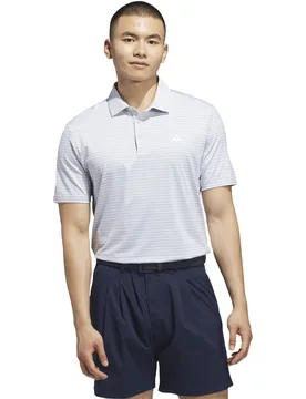 Polo Performance Two-Color Stripe, hellgrau/weiß xxl - Adidas - FashionsVida