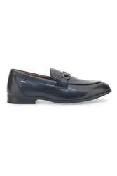 Mocassino Blu con Mesetto Argento 41818 45