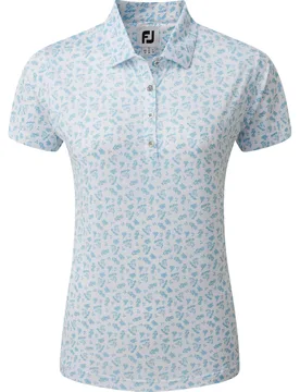 FootJoy Polo Floral, weiss/blau l - FootJoy - FashionsVida