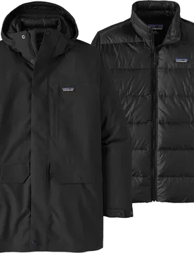 Parka chaude et imperméable - M's Tres 3-in-1 Parka Black - Taille M - Noir - Patagonia - FashionsVida