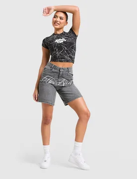 Solace Jorts Women's - Damen, Grau - female - Size: 10 - Hoodrich - FashionsVida