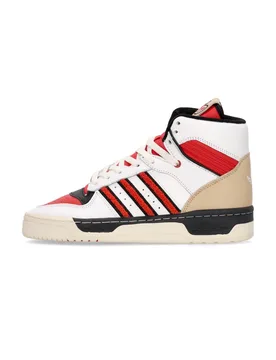 Scarpa Alta Uomo Rivalry High Cloud White/glory Red/core Black - Adidas - FashionsVida