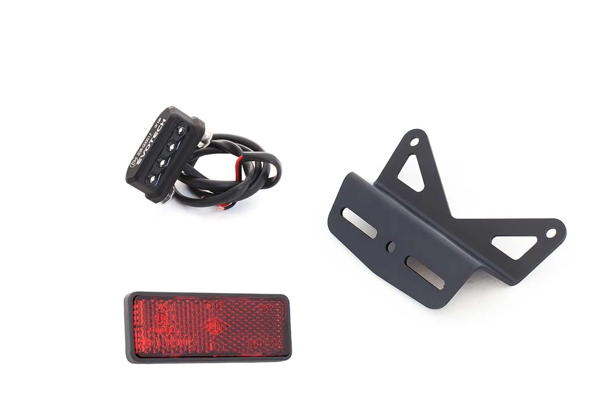 Kit Luce Targa + Supporto + Catadiottro Bmw R 1200 S 2006-2006 - EVOTECH - FashionsVida