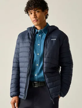 Lightfell Hooded Padded Jacket Navy male - Regatta - FashionsVida