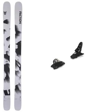 Ski Set inkl. Bdg. All-Mountain-Ski – Unisex – Prodigy 2 2027 Pack Prodigy 2 2027 aus Holz Blau - Faction - FashionsVida