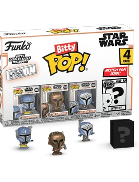 Bitty POP! The Mandalorian: Heavy Infantry Mandalorian, The Armorer & Bo-Katan Kryze 4-Pack - Funko - FashionsVida