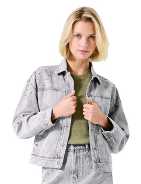 Giacca Di Jeans H50097 Light Used M - Garcia - FashionsVida