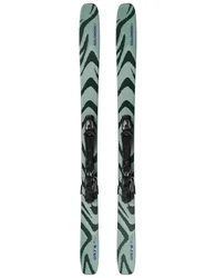 Ski Set inkl. Bdg. Freeride-Ski-Set Qst 92 + M11 GW 2027 aus Holz Größe 168 cm Grau