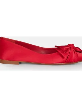 Bailarinas Gift de raso con lazo - Adeba - FashionsVida