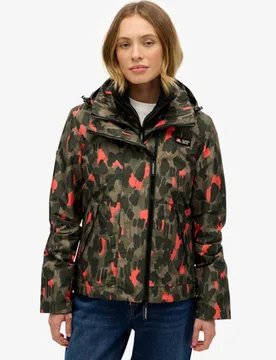 Superdry Damen Mountain Windbreaker Jacke mit Kapuze Green - Größe: 42 - 119.99 - FashionsVida