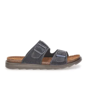 Ciabatte blu con doppia fibbia e suola flessibile 16BU 43 - Inblu - FashionsVida