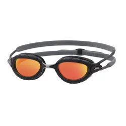 Predator Titanium Swimming Goggles Grey Black Regular Men,Women