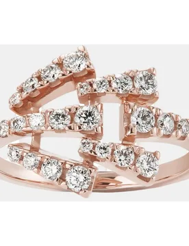 Gold & Roses - Anillo Smoky Club de oro, diamante y cuarzo - Gold & Roses - FashionsVida
