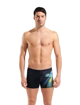 Jellyfish Swimming Shorts Black / Multi 80 Men - Arena - FashionsVida