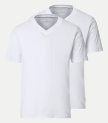 Casamoda T-Shirt Doppelpack Weiß S