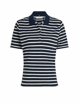 Poloshirt Regular Fit 1985 dunkelblau M Damen - Tommy hilfiger - FashionsVida