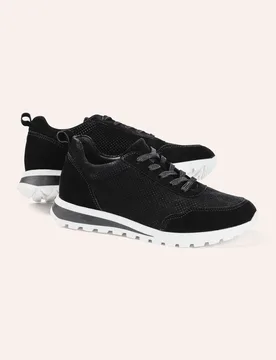 Soft City Sneaker, noch offen: Größenlauf, Farbe Schwarz, 41, mit Klimaporen weiche Vorderfußpolsterung Damen - Walbusch - FashionsVida