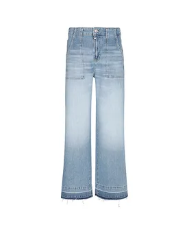 Jeans Wide Leg LULU bleu clair 25/L30 - Cup Of Joe - FashionsVida