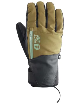 Atmungsaktive und wasserfeste Handschuhe Madson Gloves Tobacco für Herren Größe 8 Khaki - Picture Organic Clothing - FashionsVida