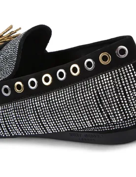 Mocasines de mujer con cristales y flecos - Kurt Geiger - FashionsVida
