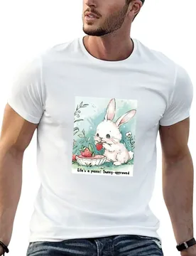 Life's a picnic! Bunny-approved. T-Shirt Outdoor Activity Sports T-Shirt - Aliexpress - FashionsVida
