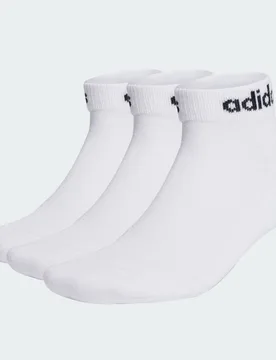 Calzini Linear Cushioned (3 paia) 43-45 White / Black - Adidas - FashionsVida