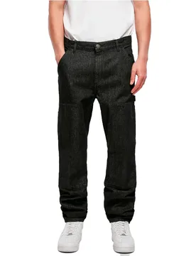 Jeans Double Knee Real Black Washed 32 - Urban classics - FashionsVida