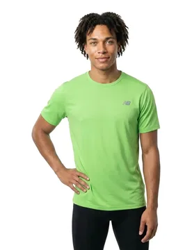 Maglietta A Maniche Corte Sport Essentials Mint Flash S - New Balance - FashionsVida