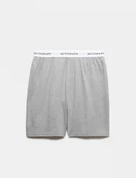Supima Cotton Modal Elasticated Pyjama Shorts Grey male