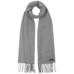 Cashmink Uni Fringed Scarf by - light grey - Female - Size: One Size