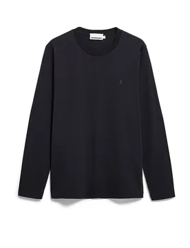 Langarmshirt JAAMES schwarz L Herren - Armedangels - FashionsVida