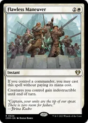 Flawless Maneuver (foil) Commander Masters