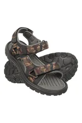 Camo Crete Mens Sandals - Green - Green - Size: 8