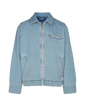 Hugo Chaqueta vaquera ELZO azul claro XXL - Hugo Boss - FashionsVida