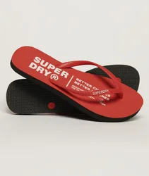 Superdry Damen Studios Flip-flops Rot - Größe: S