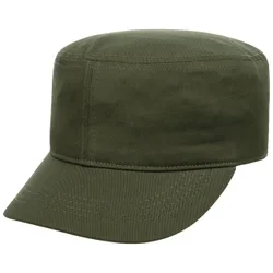Uni Cotton Army Cap by - olive - Female - Size: One Size