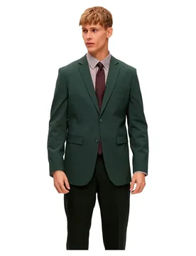 Blazer Slim Elon Dark Green 98 - Selected - FashionsVida