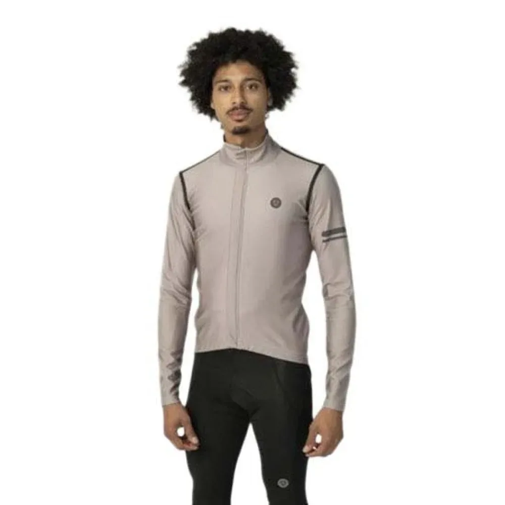 Maglia A Maniche Lunghe Performance Rain Elephant Grey - AGU - FashionsVida