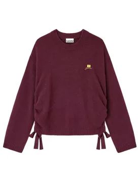 GANNI Maglie Bordeaux - Ganni - FashionsVida