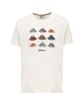 Trachtenshirt LUHUT bianco S - LUIS TRENKER - FashionsVida