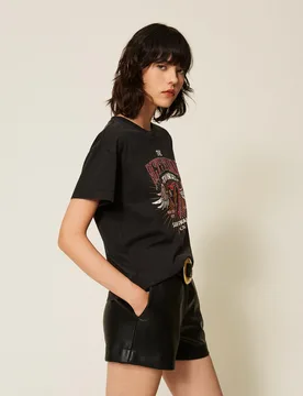 T-shirt regular avec imprimé - Actitude by Twinset - FashionsVida